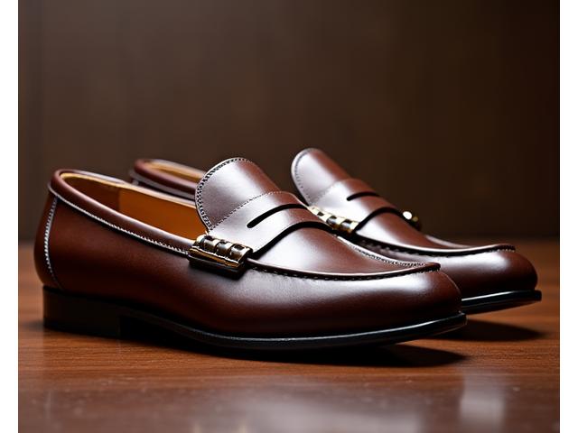 Sepatu Loafer Kulit