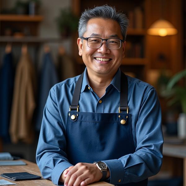 Potret Master Tailor Budi Santoso